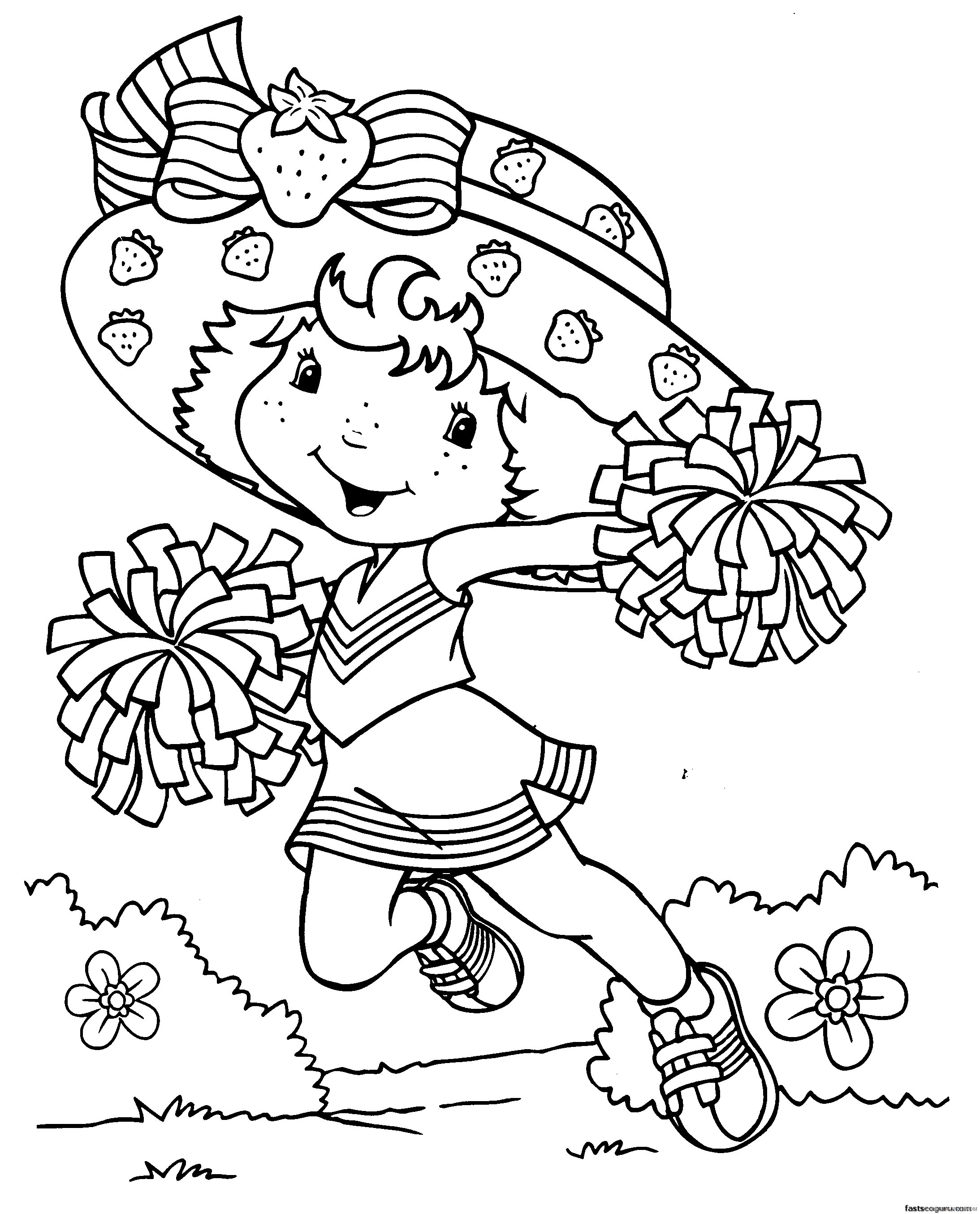 cartoon coloring pages for girls Coloring4free