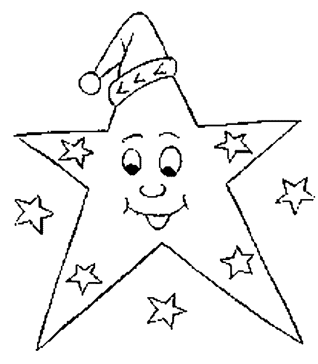 christmas star coloring pages Coloring4free