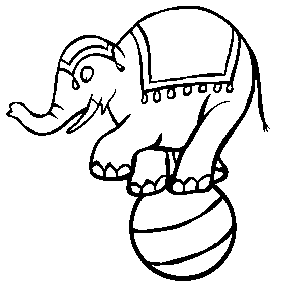 circus coloring pages for toddler Coloring4free