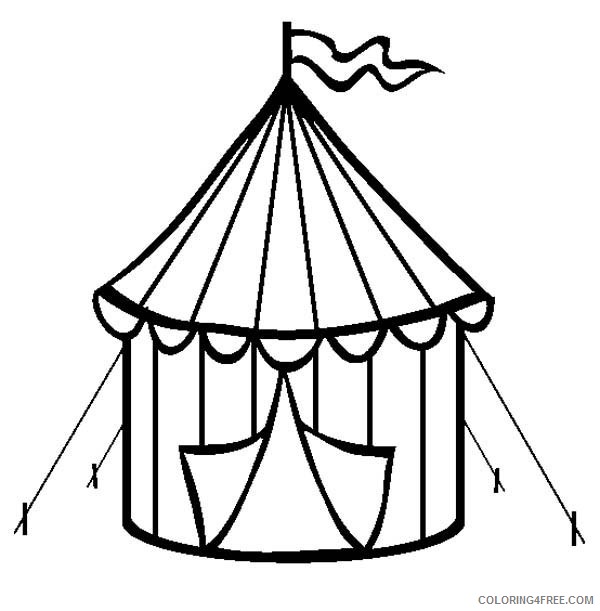 circus tent coloring pages Coloring4free