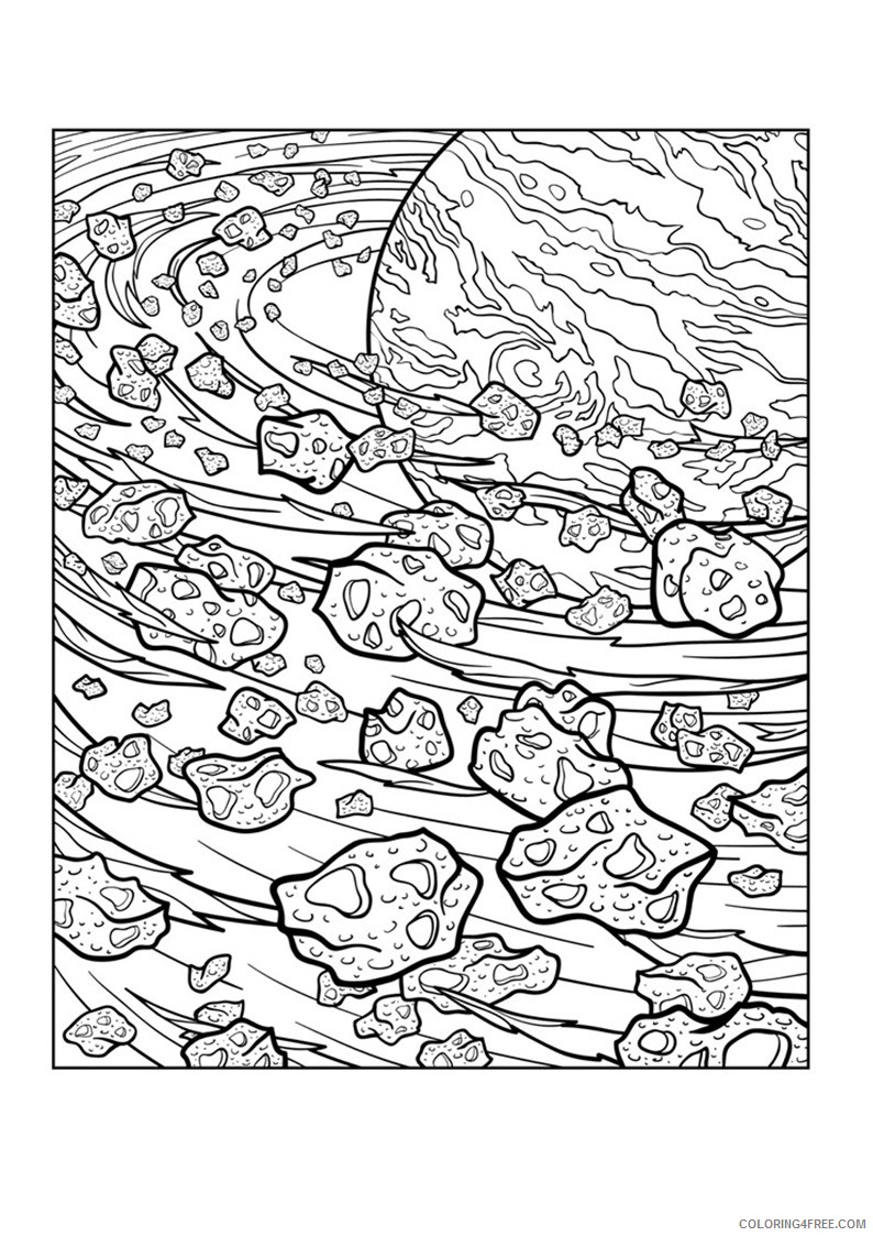 complex coloring pages space planet Coloring4free