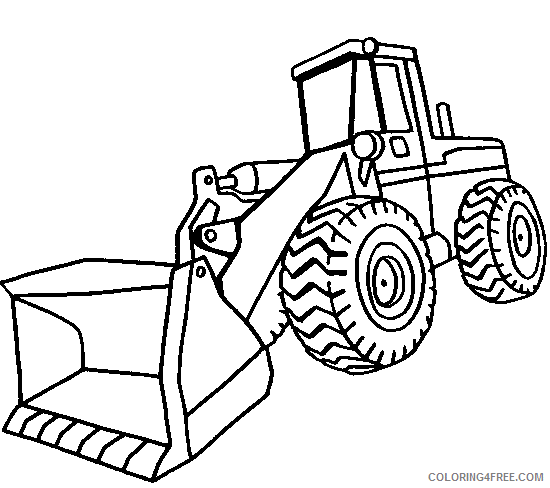 construction coloring pages vehicles Coloring4free