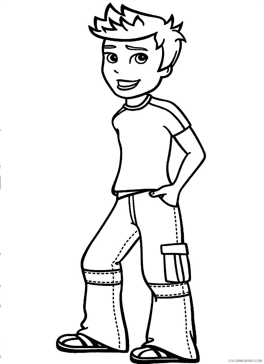 cool boy coloring pages Coloring4free