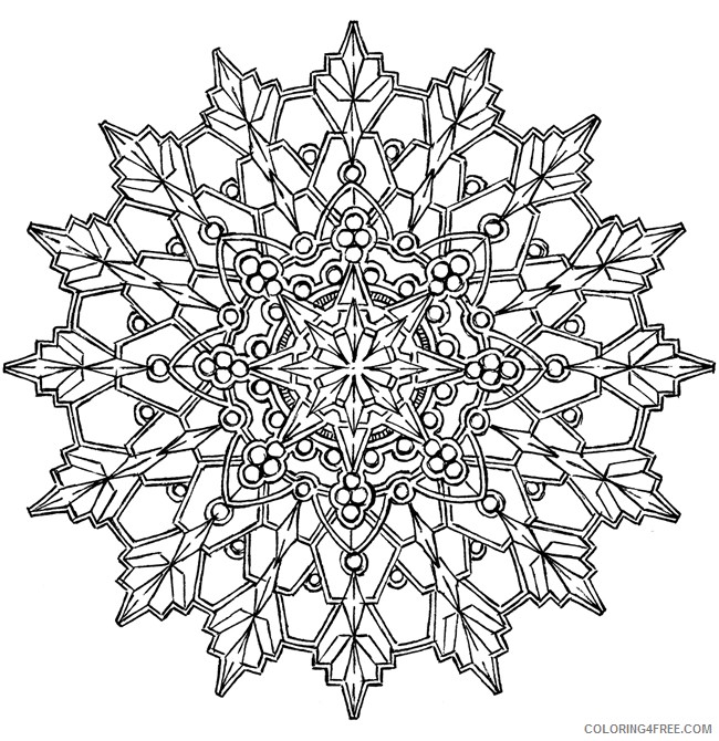 cool kaleidoscope coloring pages Coloring4free