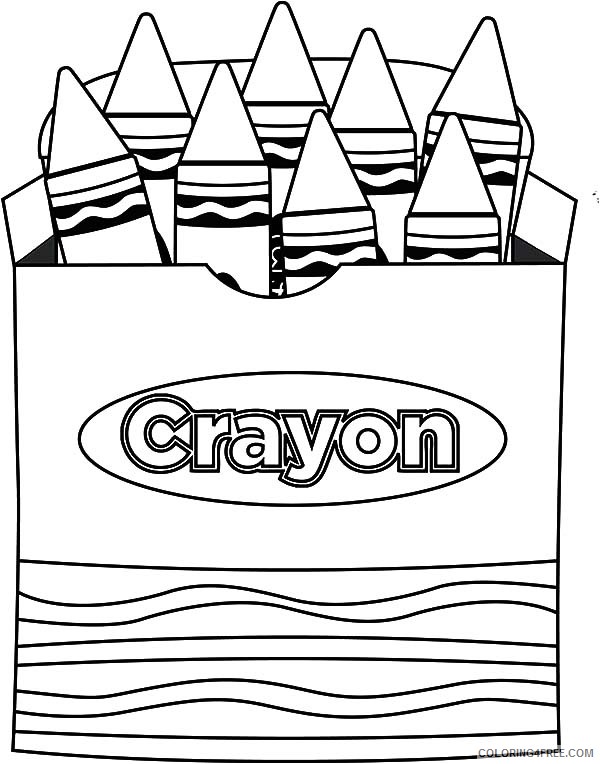 crayon coloring pages in the box Coloring4free