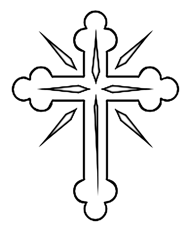 cross coloring pages printable Coloring4free