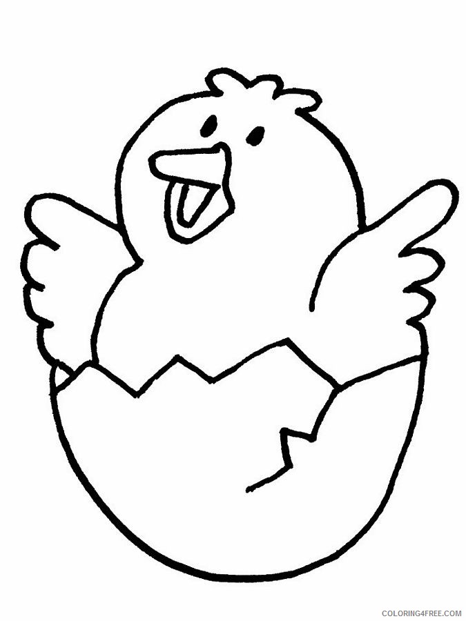 cute chicken coloring pages hatch Coloring4free