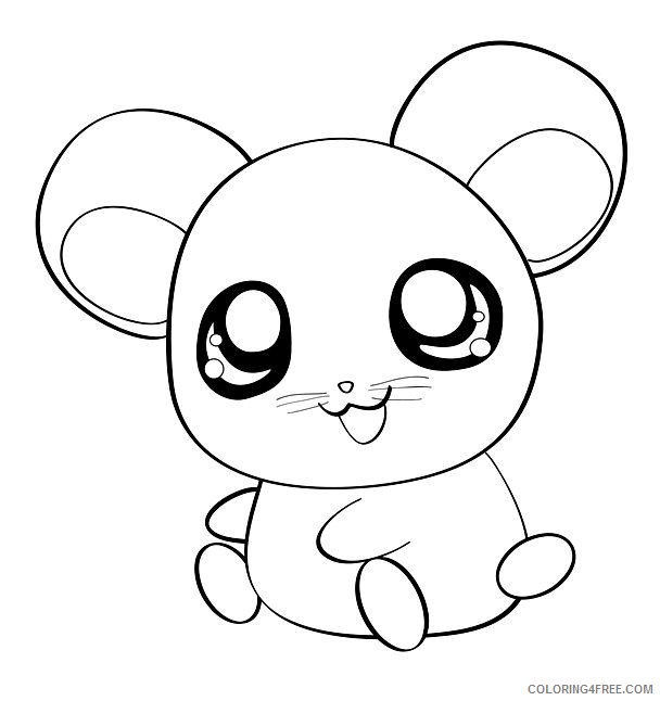 cute hamster coloring pages Coloring4free