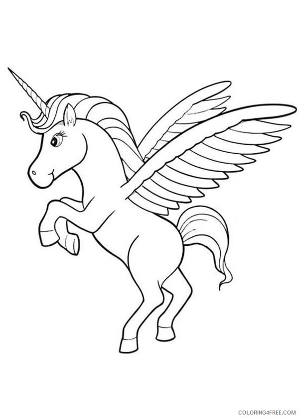 cute pegasus coloring pages Coloring4free