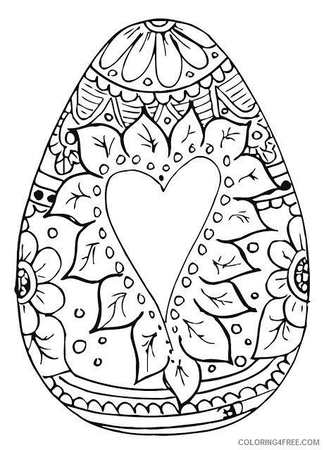 design coloring pages easter egg Coloring4free