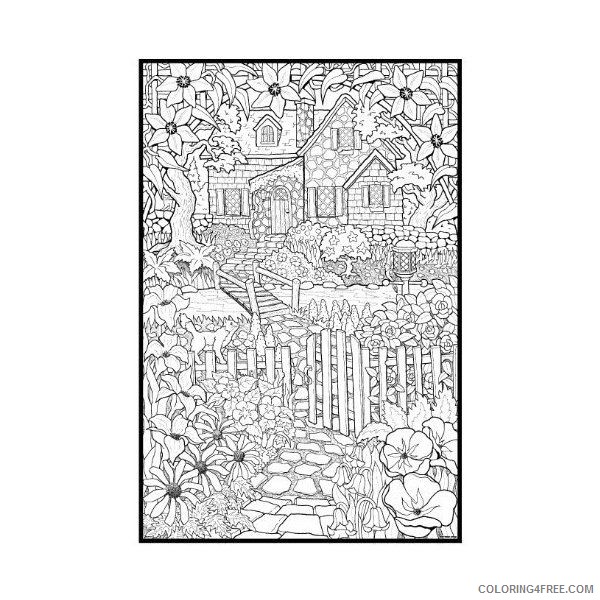 detailed coloring pages for adults printable Coloring4free