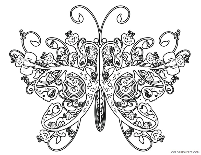 difficult adult coloring pages Coloring4free