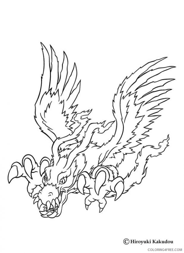 digimon coloring pages birdramon Coloring4free