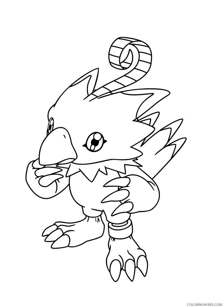 digimon coloring pages biyomon Coloring4free