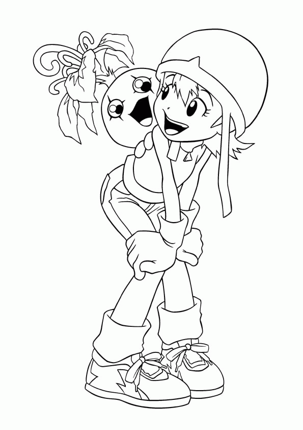 digimon coloring pages mimi tachikawa Coloring4free
