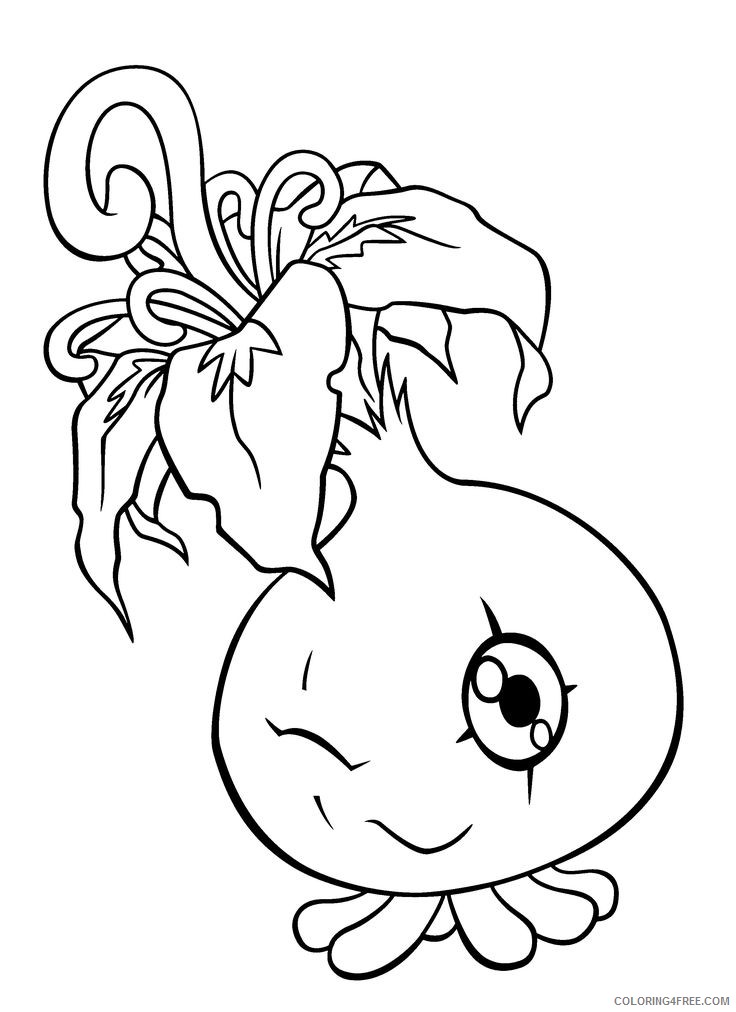 digimon coloring pages palmon Coloring4free