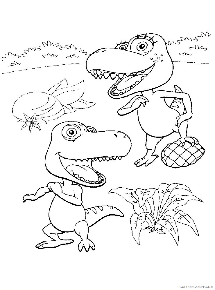 dinosaur train coloring pages for kids printable Coloring4free