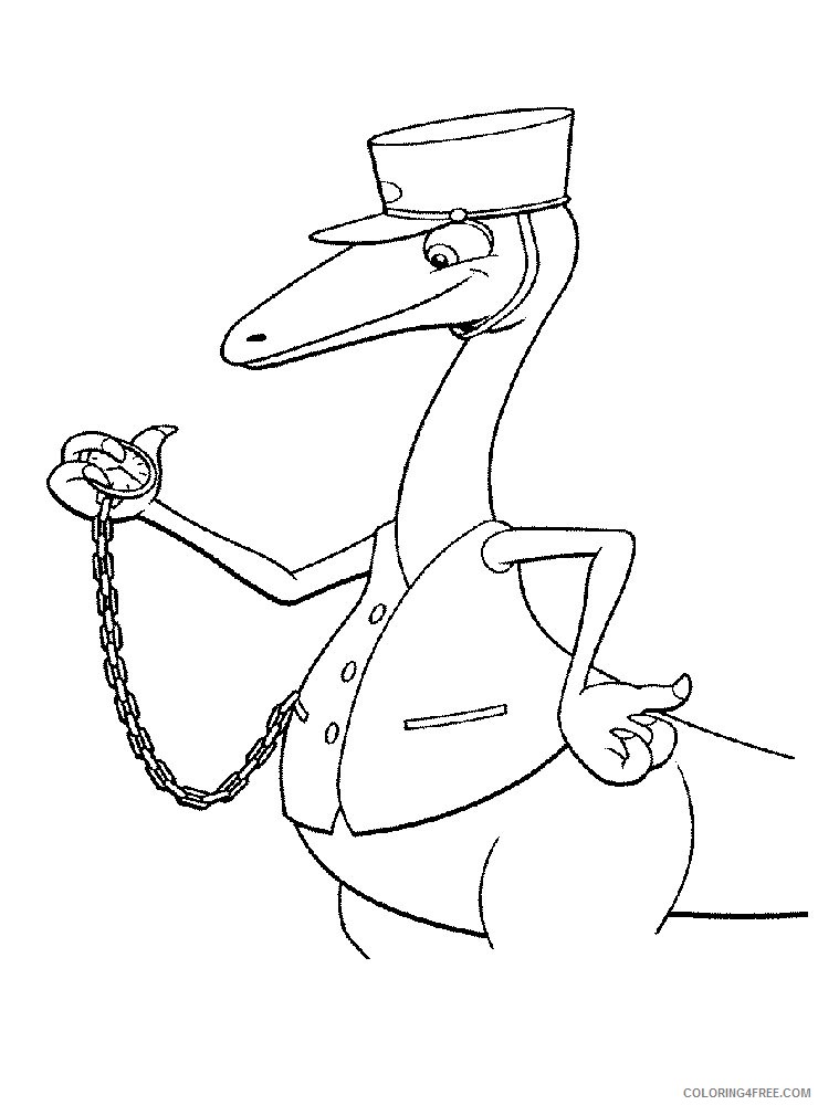 dinosaur train coloring pages mr conductor Coloring4free