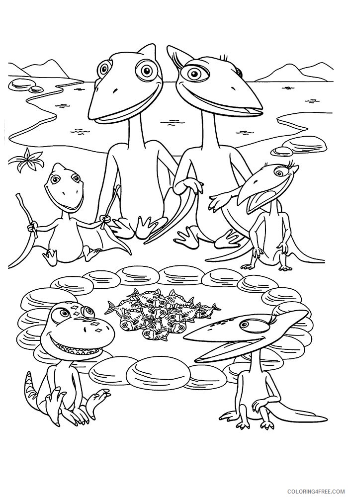 dinosaur train coloring pages printable free Coloring4free