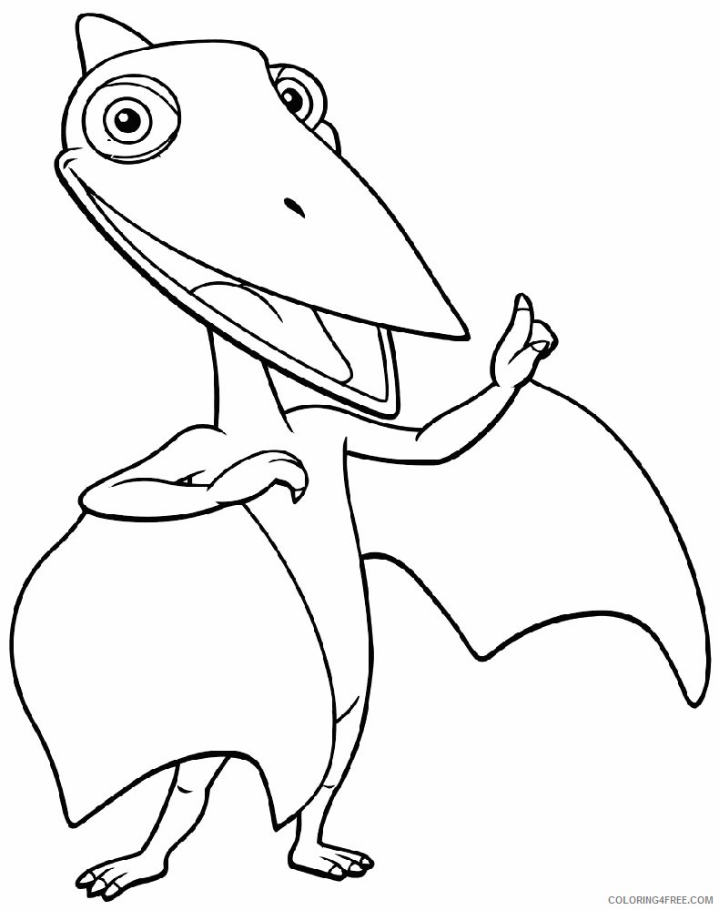 dinosaur train coloring pages tiny Coloring4free
