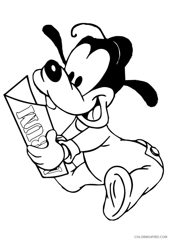 disney baby goofy coloring pages Coloring4free