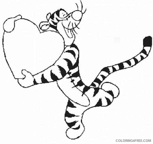 disney characters coloring pages tigger Coloring4free