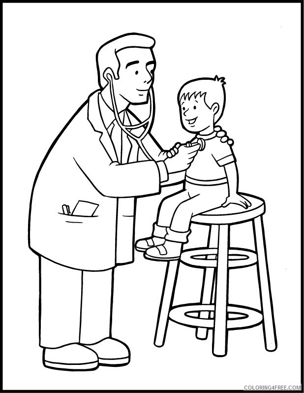 doctor community helpers coloring pages Coloring4free