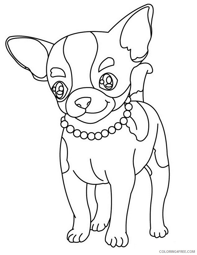 dog coloring pages chihuahua Coloring4free