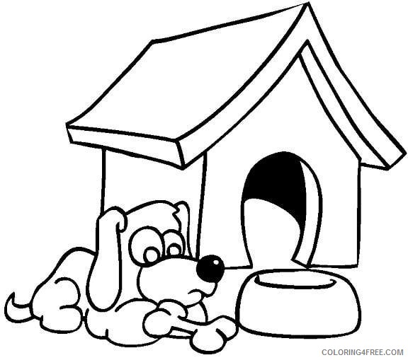 dog house coloring pages Coloring4free