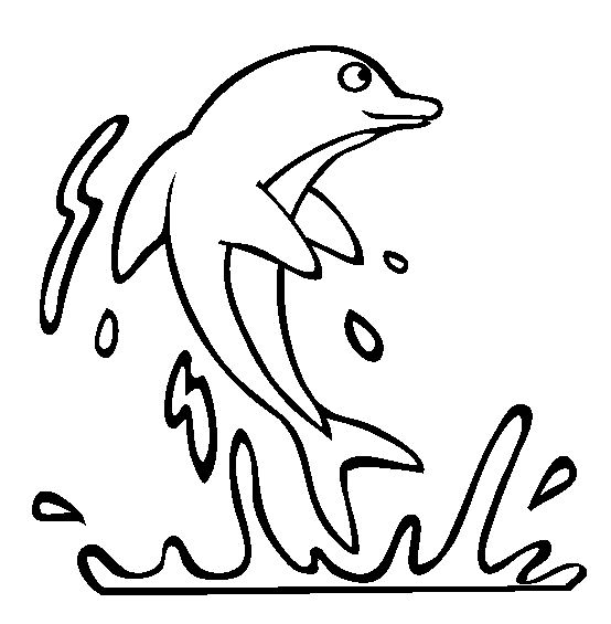 dolphin jumping coloring pages Coloring4free