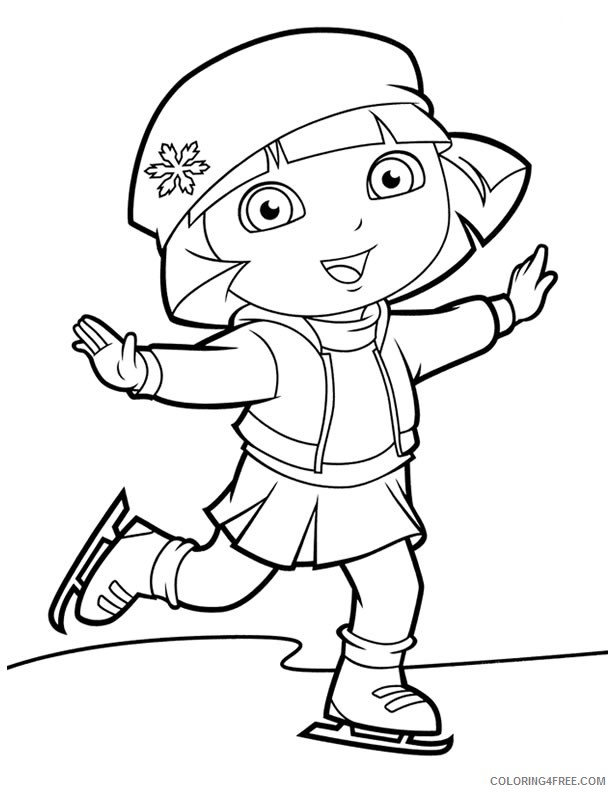 dora coloring pages for girls Coloring4free