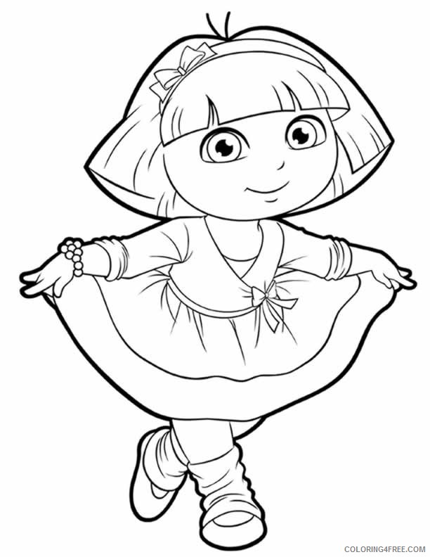 dora coloring pages world adventure Coloring4free