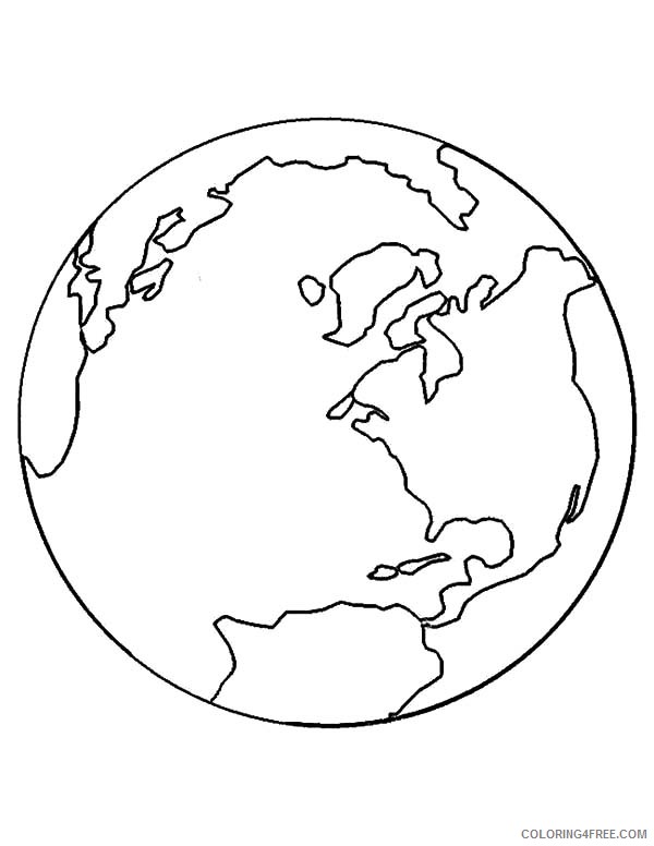 earth coloring pages free to print Coloring4free
