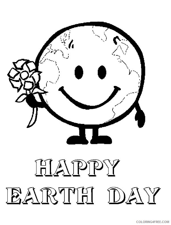 earth day coloring pages for kindergarten Coloring4free - Coloring4Free.com