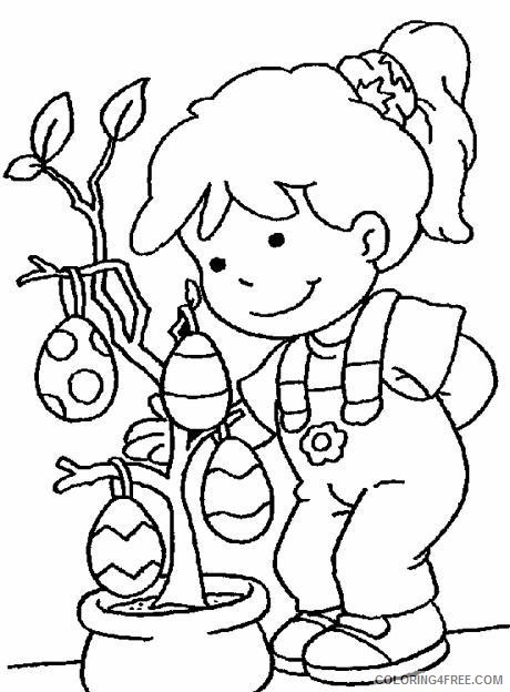 easter coloring pages for girls free Coloring4free