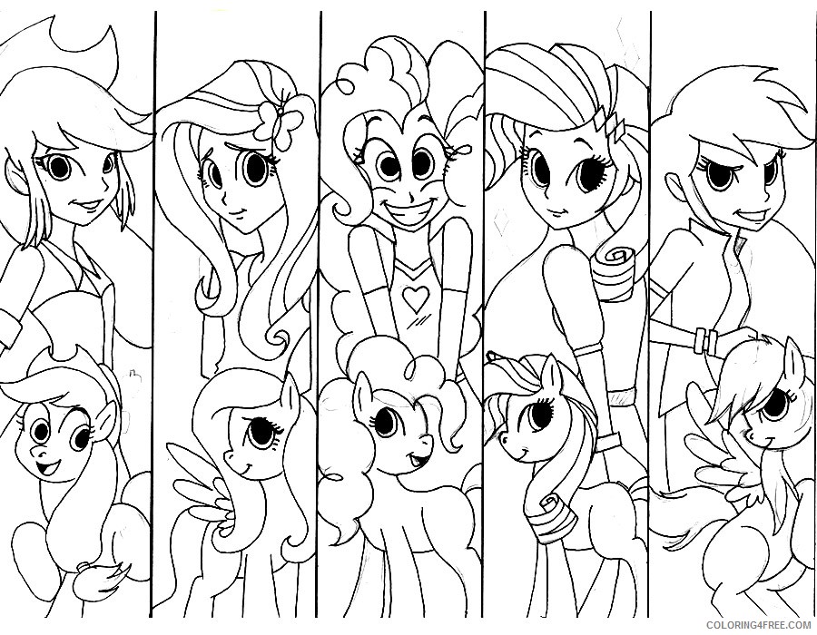 equestria girls coloring pages my little pony Coloring4free