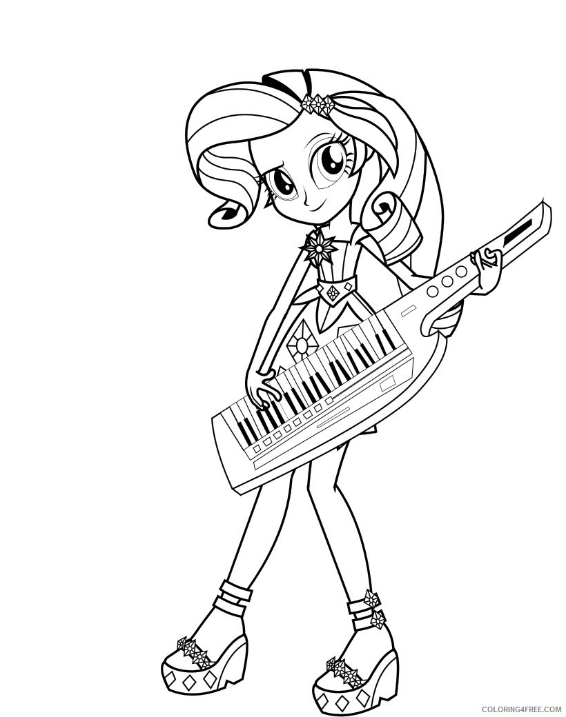 equestria girls coloring pages rarity Coloring4free