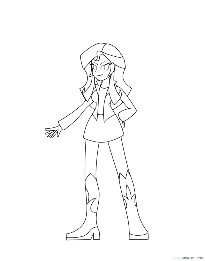 equestria girls coloring pages sunset shimmer Coloring4free