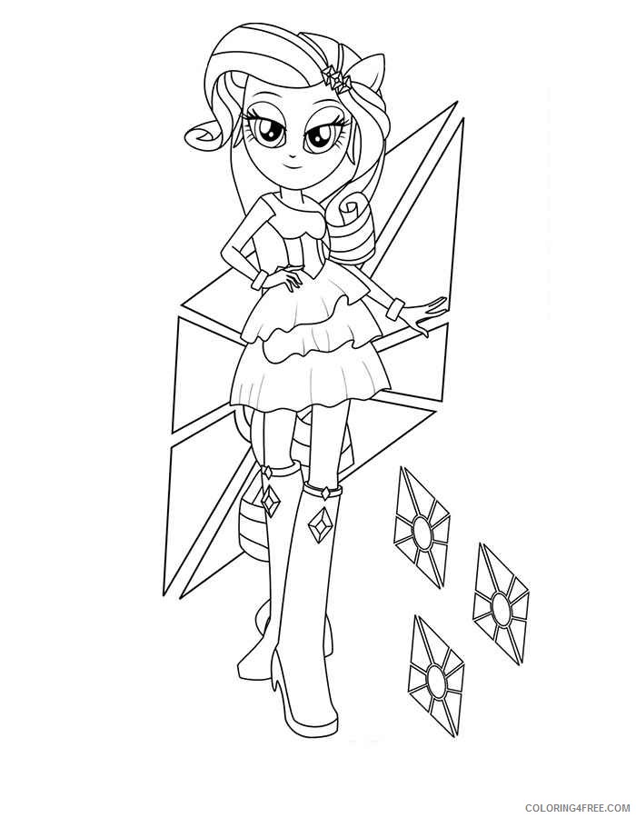 equestria girls rarity coloring pages Coloring4free