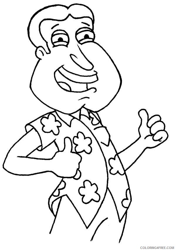 family guy coloring pages glenn quagmire Coloring4free