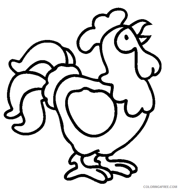 farm animal coloring pages for preschooler Coloring4free