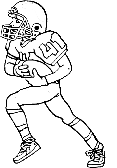 football coloring pages for kids Coloring4free