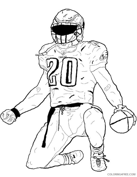 football player coloring pages celebration Coloring4free