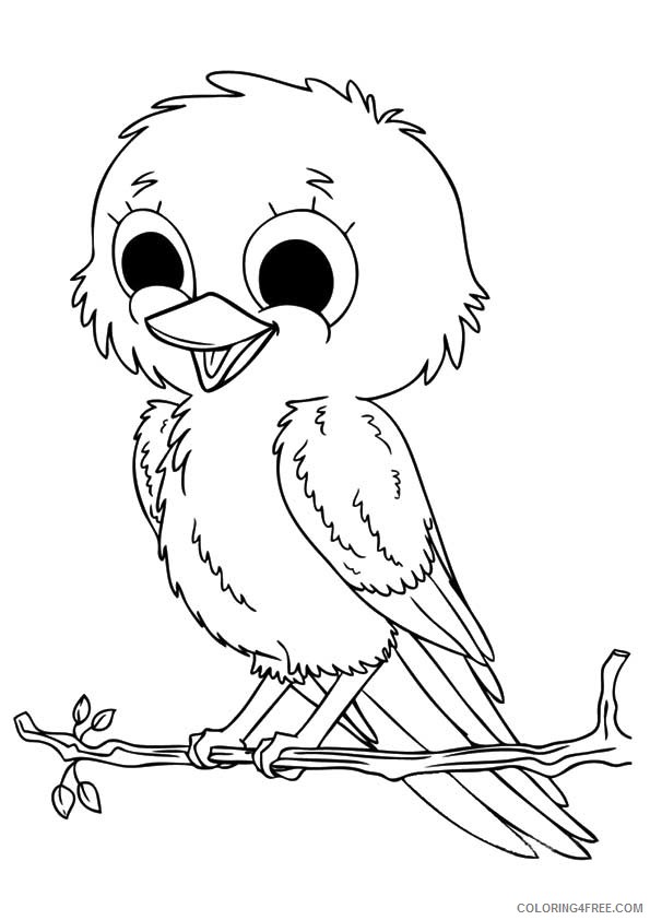 free bird coloring pages for kids Coloring4free