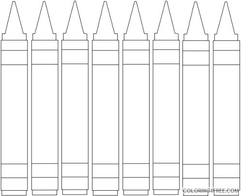 free crayon coloring pages printable Coloring4free
