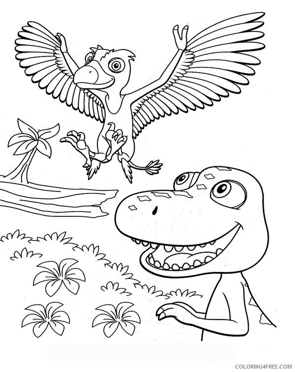 free dinosaur train coloring pages for kids Coloring4free