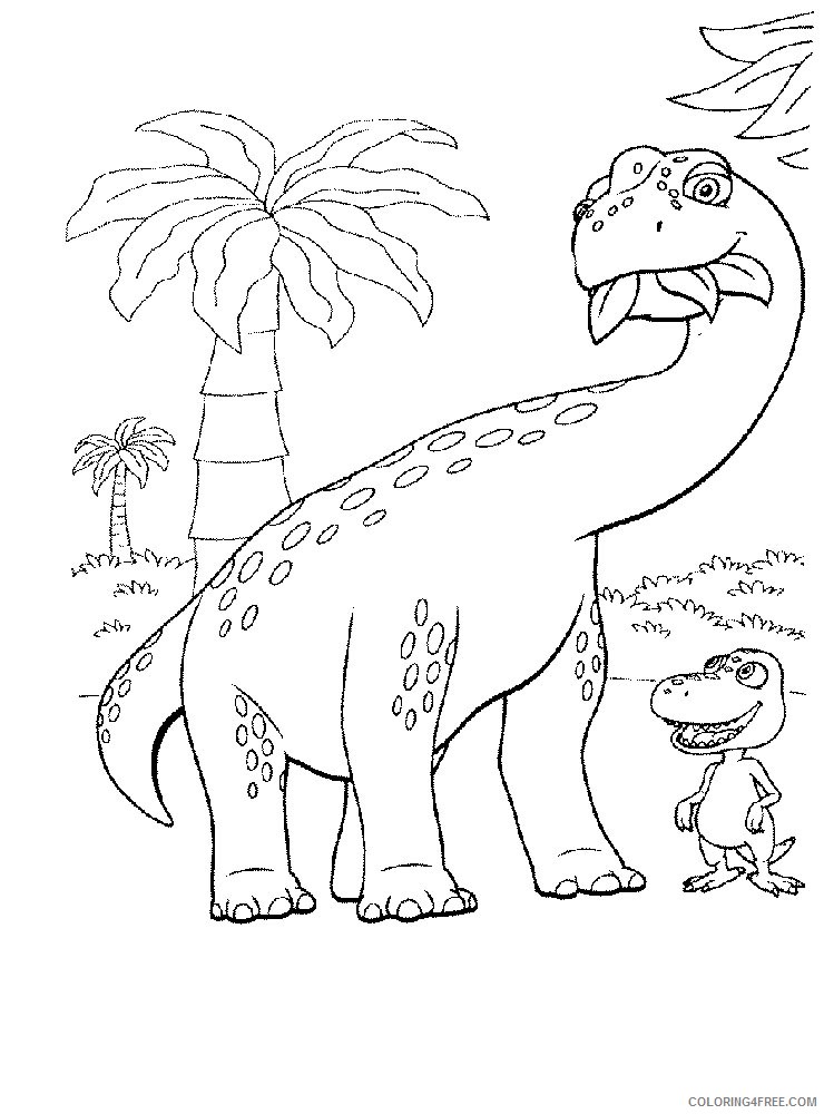 free dinosaur train coloring pages to print Coloring4free