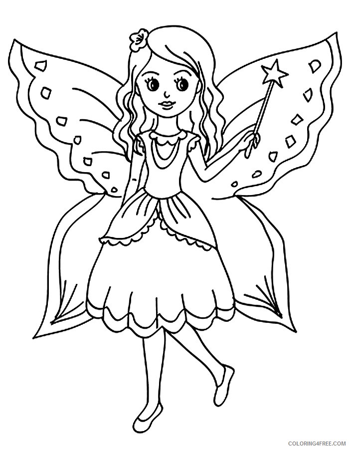 free fantasy coloring pages for kids Coloring4free