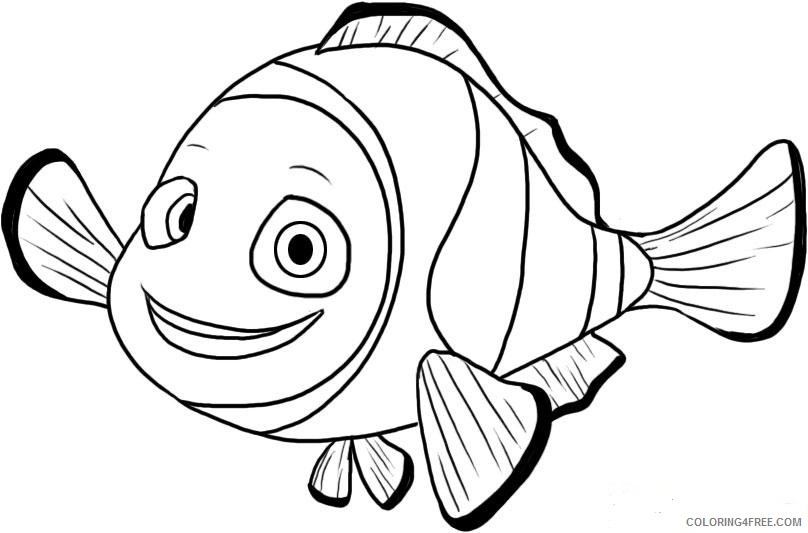 free finding nemo coloring pages for kids Coloring4free