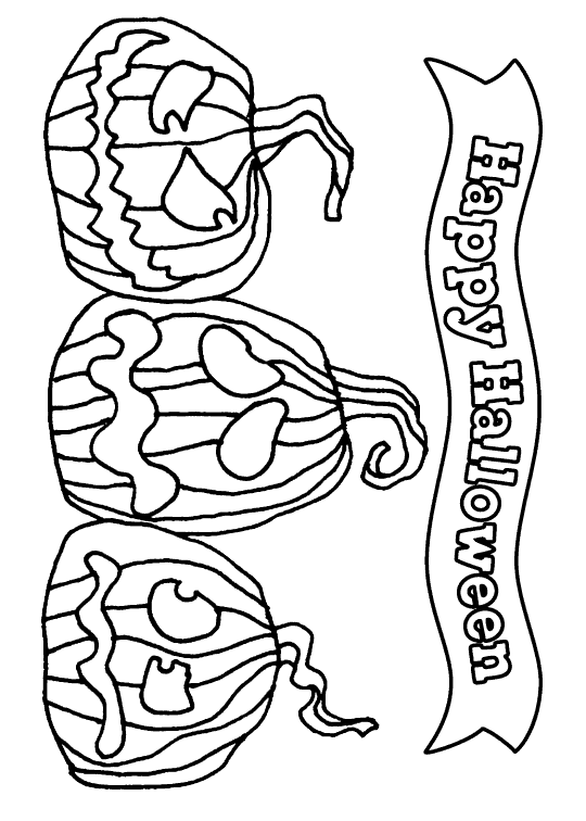 free happy halloween coloring pages to print Coloring4free